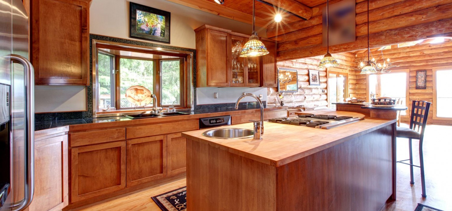 Lake Tahoe home surrounded by evergreens